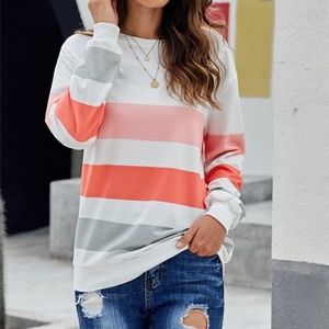 "Winter Wonderland" Striped Sweater